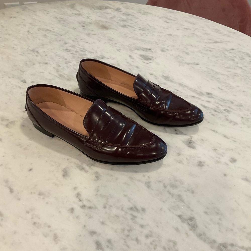 J Crew Oxblood Loafer Sz 8.5